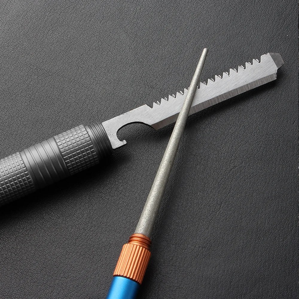 Fishing Hook Stainless Steel - Outdoor Matte Mini EDC Messer Schärfen