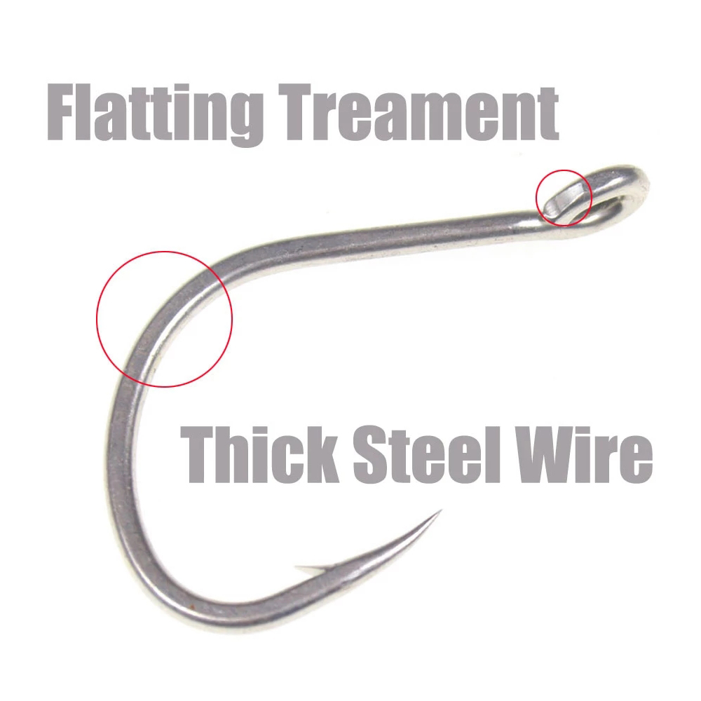 10 stücke Matte Zinn Anti-rost – Fishing Hook Offset Bewertung und Preis