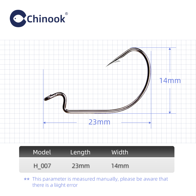 Chinook 20 Stück breiter texan – Fishing Hook Offset Bewertung und Preis