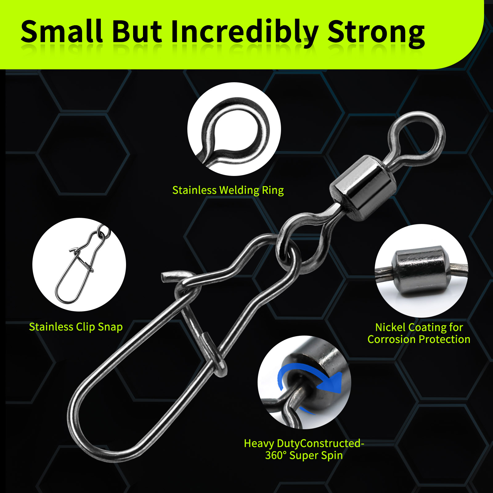 Duo-Lock Snap Wirbel 50 ~ 200  – Fishing Hook Assortment Bewertung und Preis