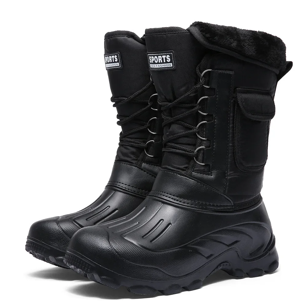 Herren Winter-Schneestiefel Ou – Fishing Hook Size Bewertung und Preis
