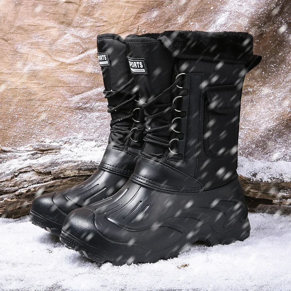 Herren Winter-Schneestiefel Ou – Fishing Hook Size Bewertung und Preis