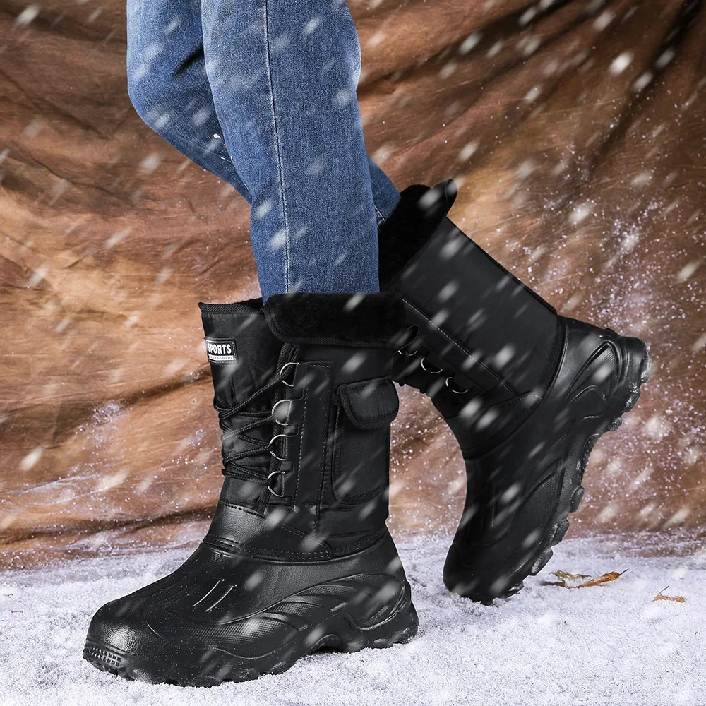 Herren Winter-Schneestiefel Ou – Fishing Hook Size Bewertung und Preis