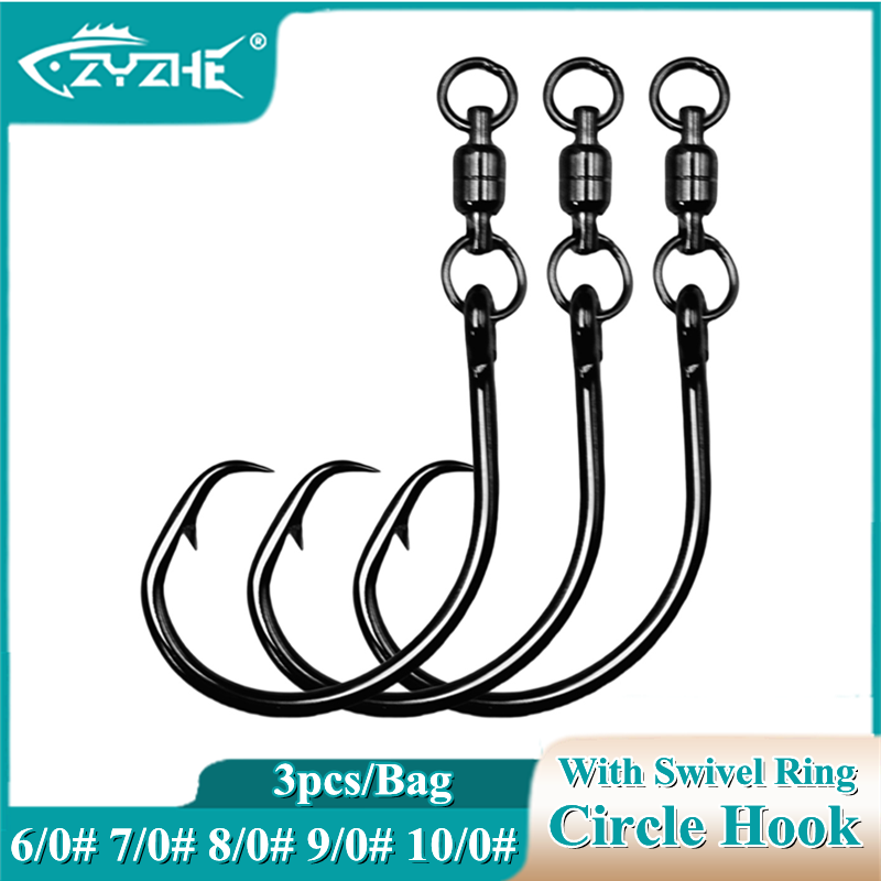 ZYZHE 3/6/9 Stück Kreishaken m – Fishing Hook Circle Bewertung und Preis