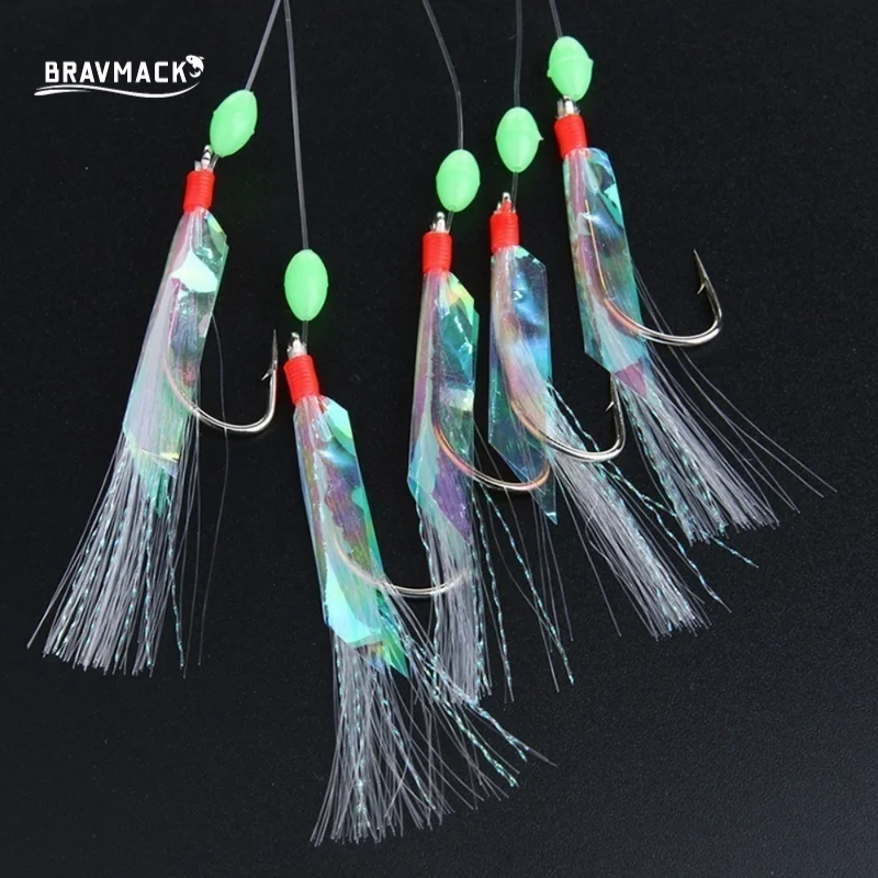 5-teiliges, mehrfarbiges, weic – Fishing Hook Assortment Bewertung und Preis